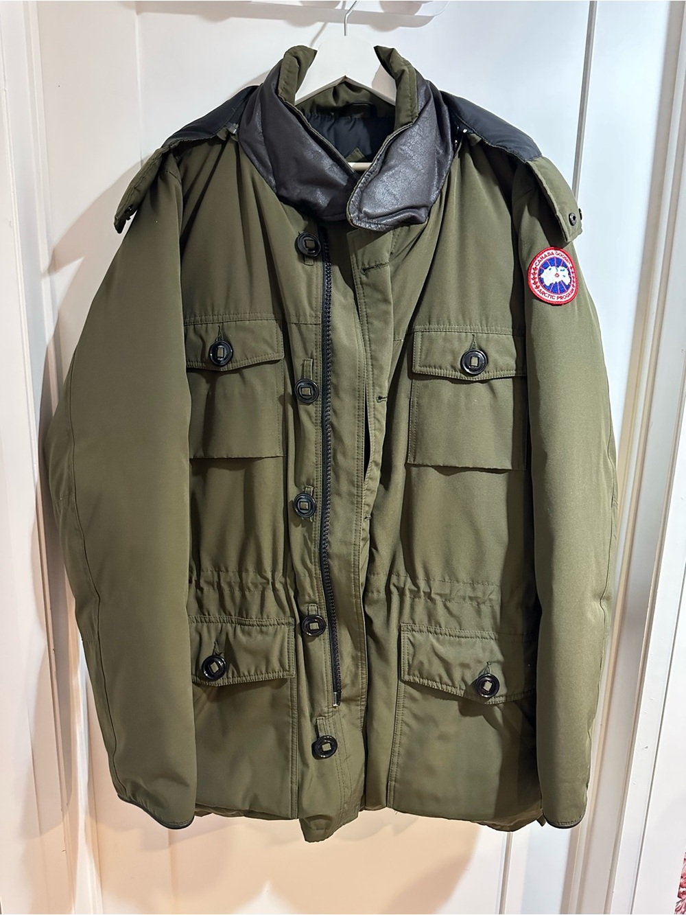 Authentic Canada Goose Mens Banff Parka Jacket Hooded Down Winter Coat XL
